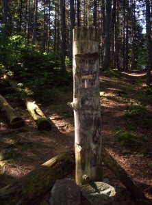 A small totem pole