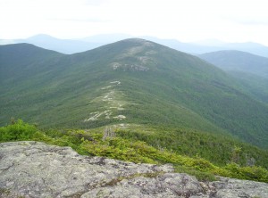 A view back toward The Horn, as best as I can remember; it's either that or toward Saddleback Mountain